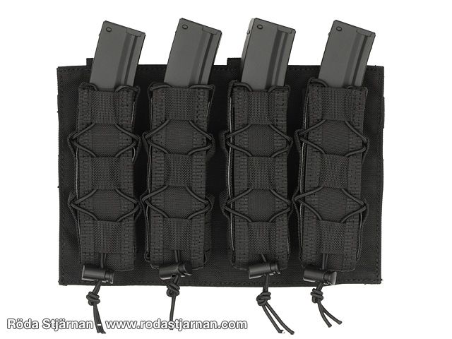 Quadruple MP5/MP7/MP9 Black pouches