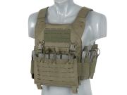 Recon laser-cut plate carrier med buckle up för AR15/AK – ranger green