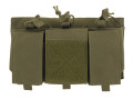 Triple Open top 7.62 with multipurpose pouch Green pouches