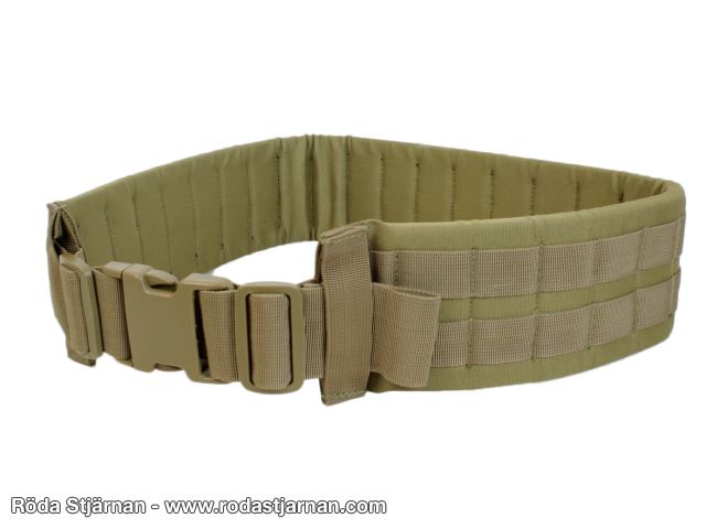 Bälte MOLLE system Tan stridsbälten