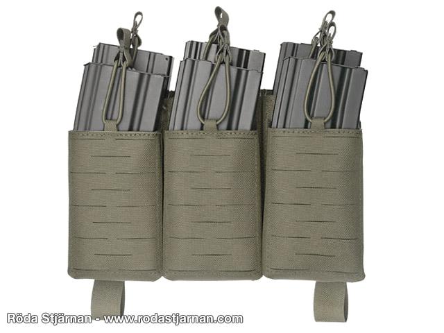 Buckle Up-panel för sex AR15/M4/AK74-magasin – ranger green fickor