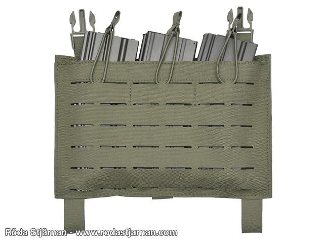 Buckle Up-panel med tre magasinsfickor för AR15/M4/AK74 ranger green fickor