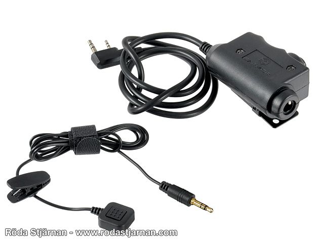 Earmor M52 PTT Kenwood radiotillbehör
