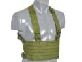 Laser-Cut chest rig med MOLLE olivgrön stridsvästar