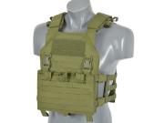 Laserskuren Buckle Up plate carrier olivgrön