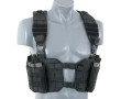 Split Front Chest Rig Svart