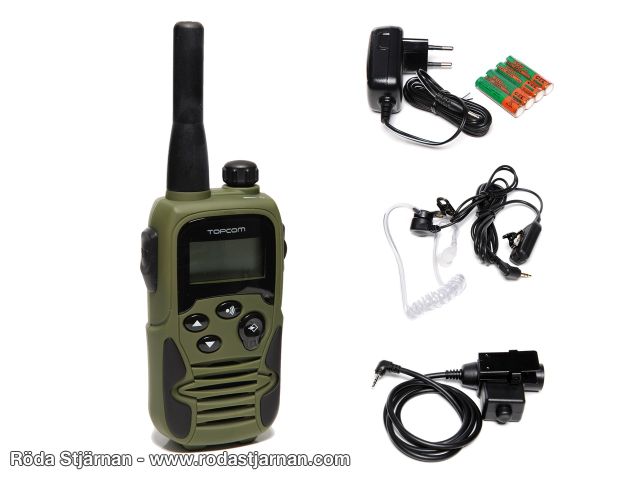 TopCom Twin Talker 9500 Airsoft Edition med PTT Styck walkie talkie