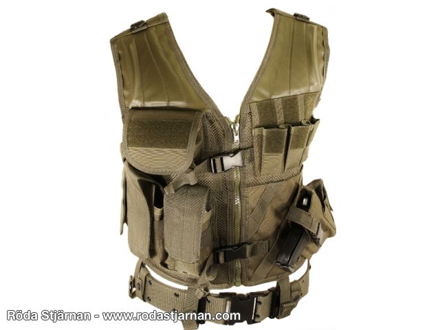 USMC assault vest Grön/Svart stridsvästar