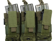 101INC Open Top Triple M4 og pistolmagasin Grønn