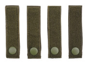 4stk MOLLE borrelås 10cm Stropp OD