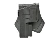 Amomax Multifit polymerhylster for pistol med rail