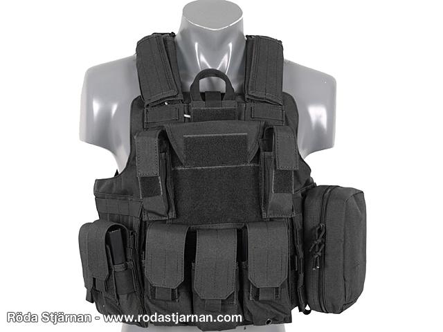 Combat Modular Armor System Maritime Black taktiske vester