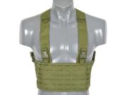 Laser-Cut chest rig med MOLLE olivgrønn
