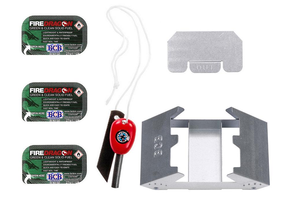 Product Image for BCB Firedragon Fällbart Stormkök med bränsle och tändstål