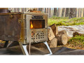 Bushmen FASTFOLD L2W – Fällbar tältkamin med två fönster tältkaminer