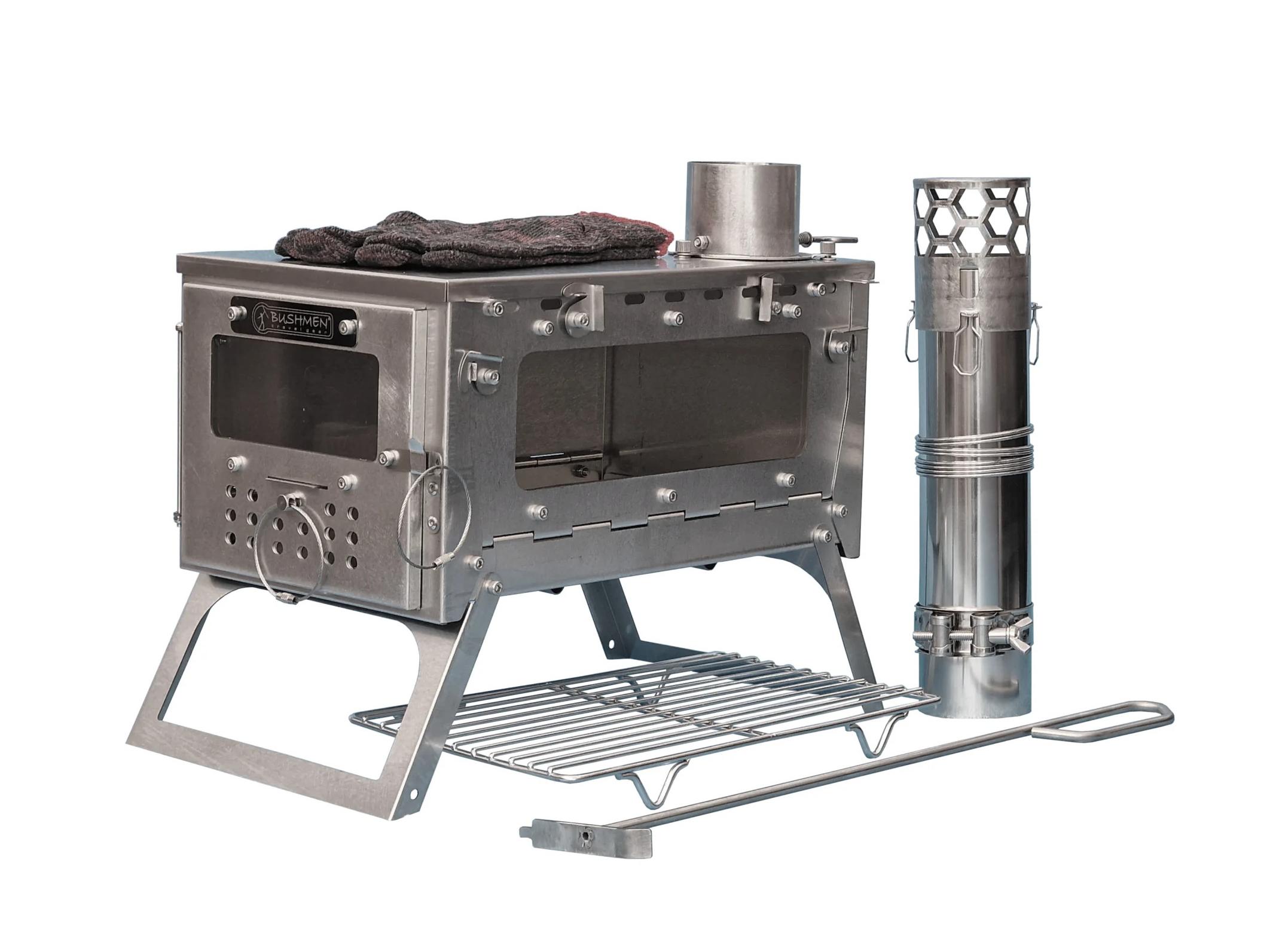 Product Image for Bushmen FASTFOLD S2W tältkamin med två fönster