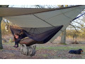 Bushmen Vagabond hammock med myggnät mörkgrön hammock och hängmatta