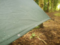DD Poncho tarp grön poncho och knäppetält