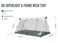 DD SuperLight A-Frame Mesh Tent