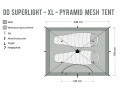 DD SuperLight XL Pyramid Mesh Tent