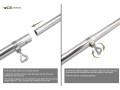 DD Tarp Pole 2.2 m (2-pack) – teleskopiska tarpstänger presenningar och vindskydd