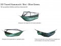 DD Travel Hammock Bivi Olive green