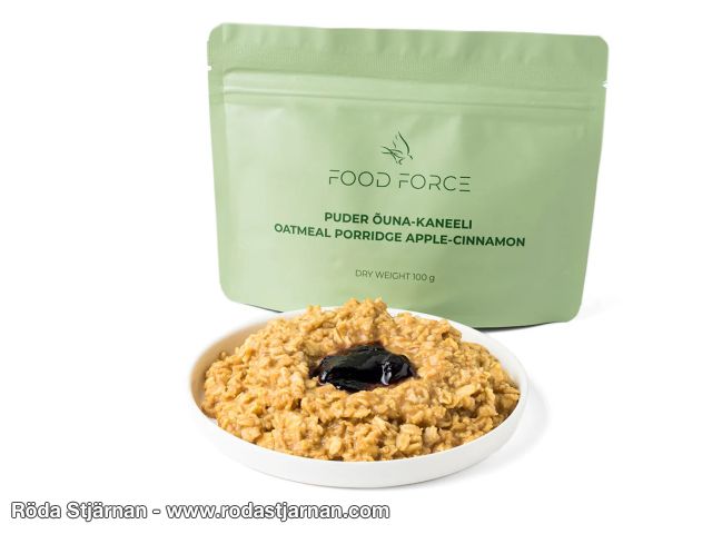 Food Force Frystorkad Havregröt Äpple & Kanel 100g friluftsmat och snacks