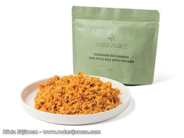 Food Force Frystorkad Thai Style ris med kyckling 147g