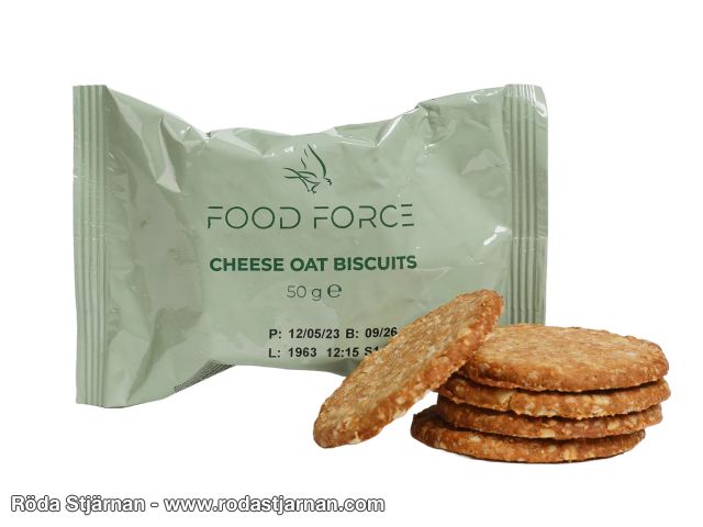 Food Force Kex med ost och havre 50g friluftsmat och snacks