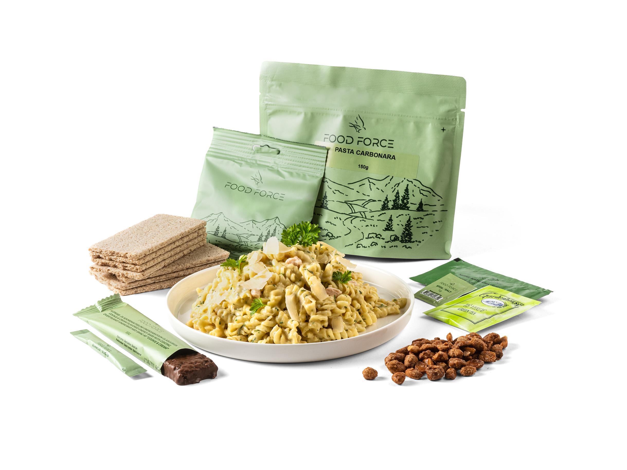 Product Image for Food Force Måltidsranson Pasta Carbonara med tillbehör