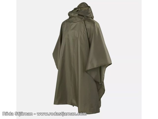 Helikon Tex poncho lättvikt olivgrön poncho och knäppetält