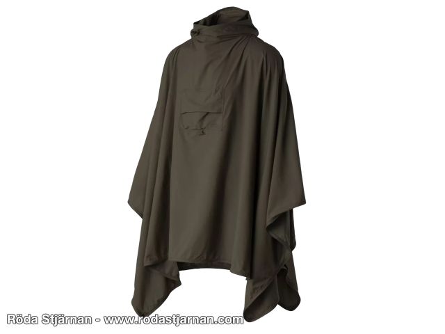 Helikon Tex Swagman scarf poncho skogsgrön poncho och knäppetält