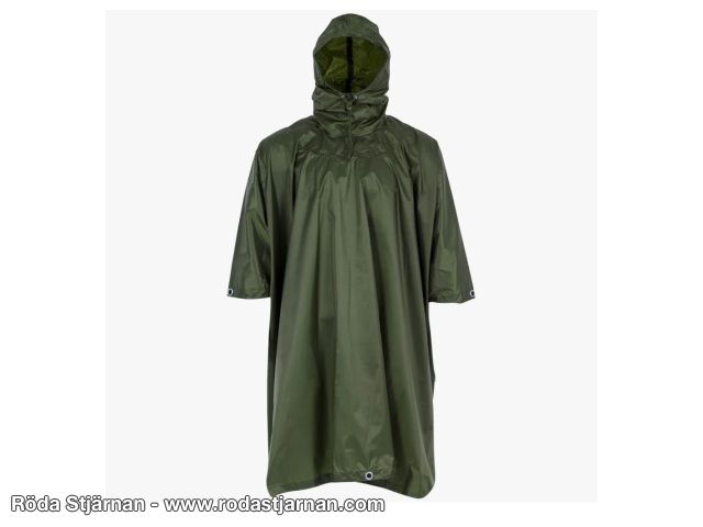 Highlander Adventure Poncho grön poncho och knäppetält