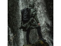 Highlander Adventure Poncho grön poncho och knäppetält