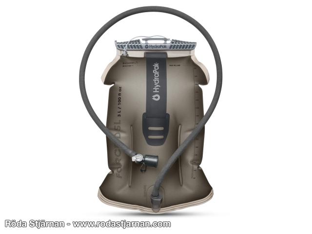 HydraPak Force DSL 3 liter vätskeblåsa mammothgrå muggar och fältflaskor
