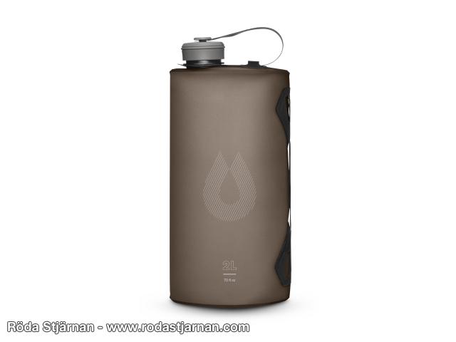 HydraPak Seeker 2L mammoth grey muggar och fältflaskor