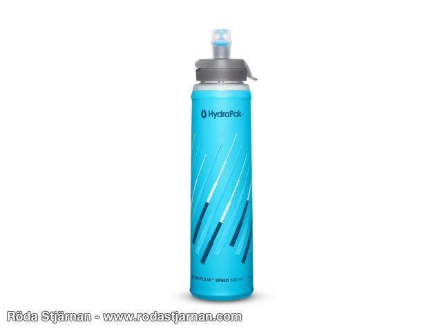 HydraPak UltraFlask Speed 500 ml mjuk vattenflaska Malibu muggar och fältflaskor