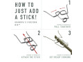 Light My Fire Grandpas FireFork BIO 2-Pack Mustyyellow Hazyblue stormkök