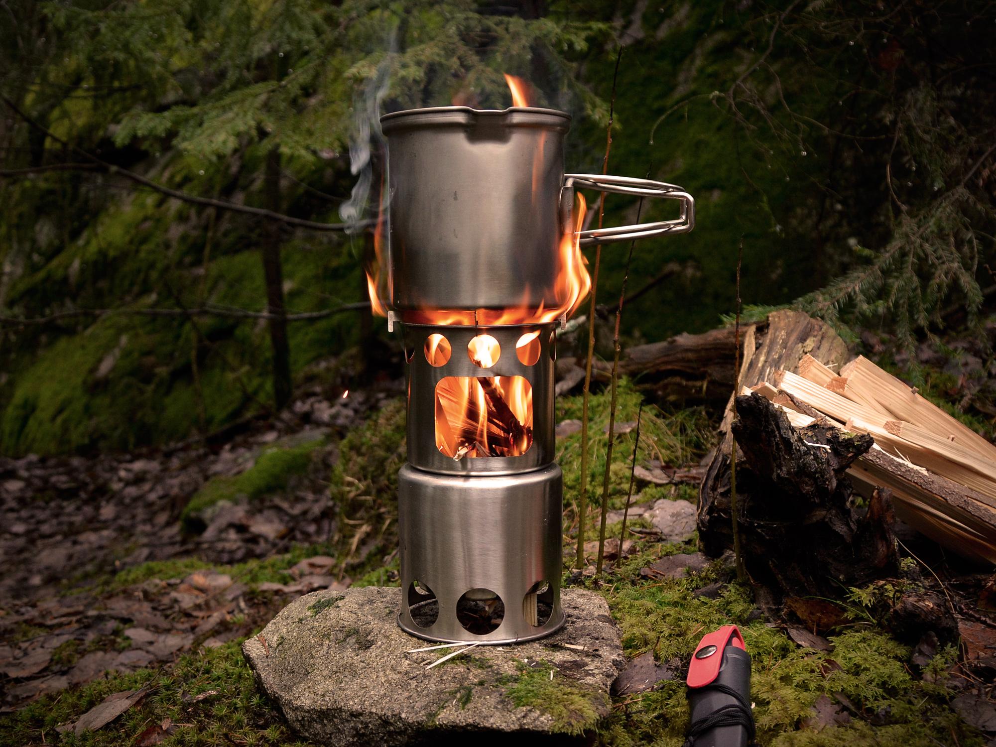 Product Image for MFH Hobo Stove med två kokkärl