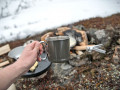 Mugg Rostfritt Stål Karbinhake 500ml Grön