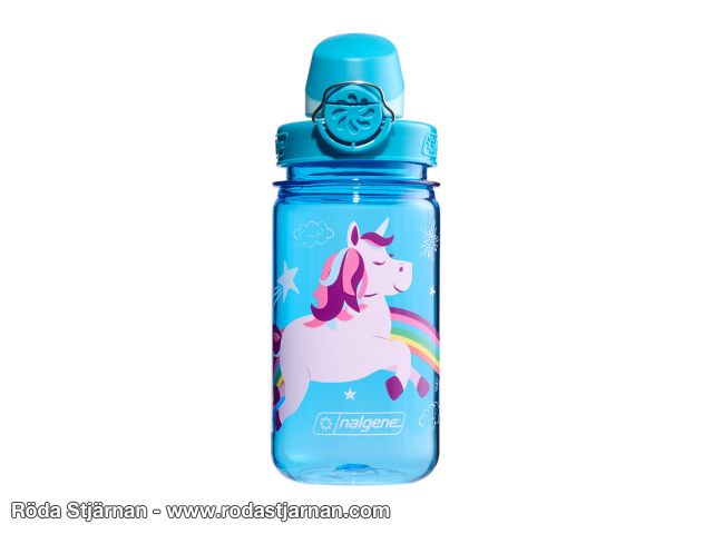 Nalgene 355 ml On-The-Fly vattenflaska för barn - Enhörning muggar och fältflaskor