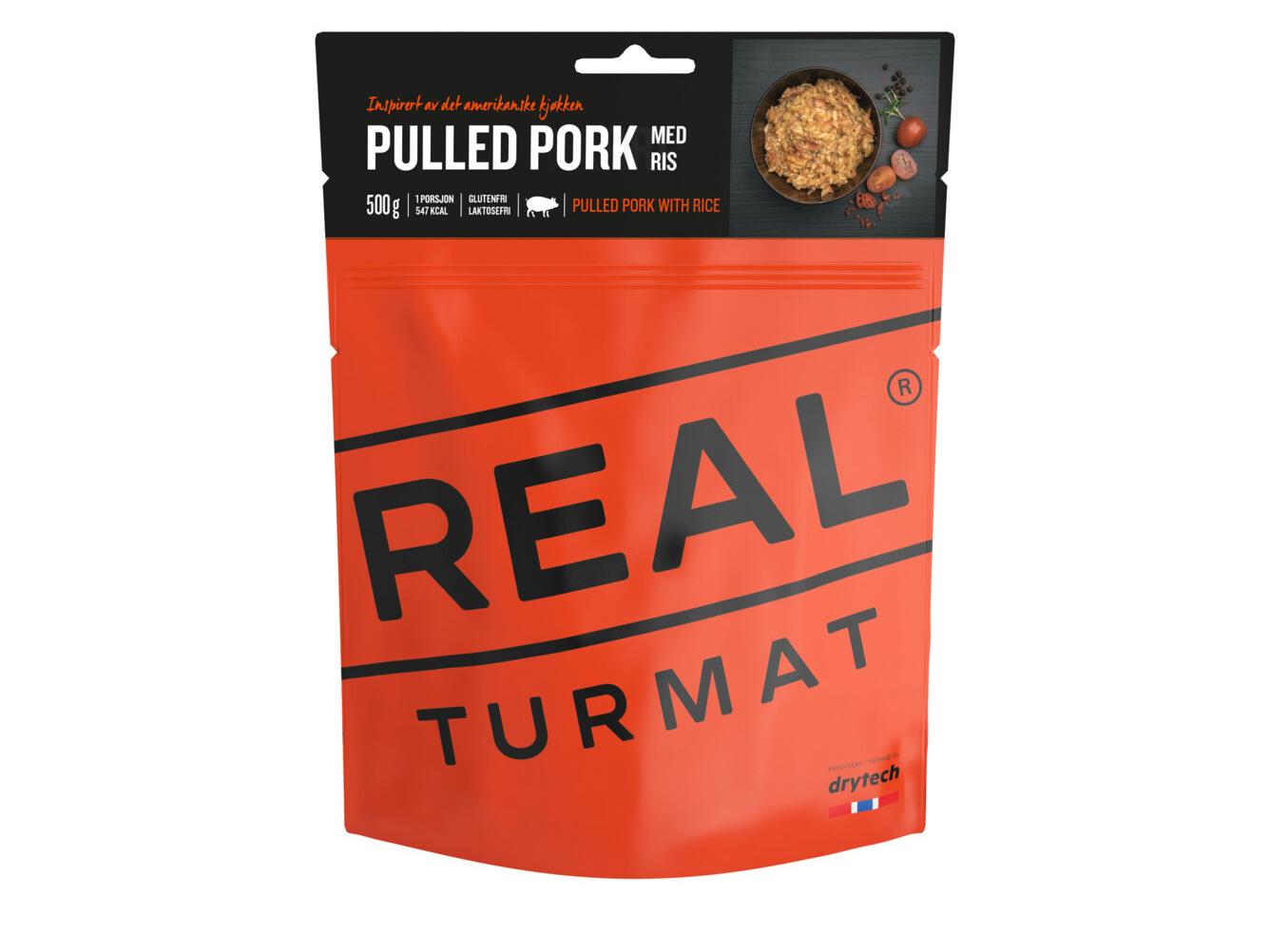 Product Image for REAL Turmat pulled pork with rice frystorkad mat