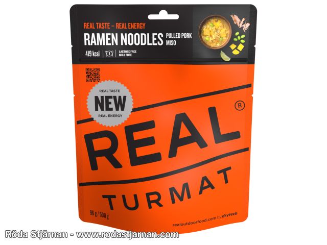 REAL Turmat ramennudlar frystorkad mat friluftsmat och snacks