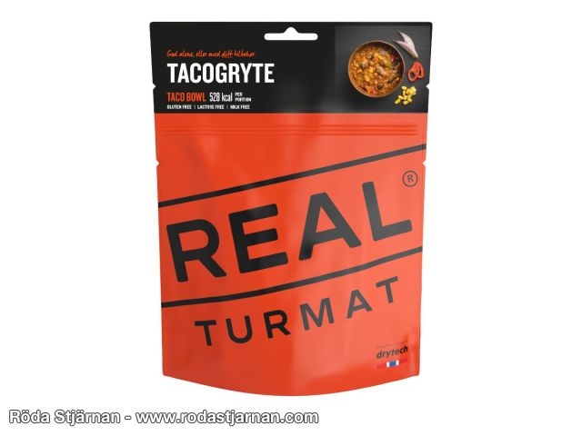 REAL Turmat Taco stew friluftsmat och snacks
