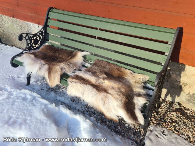 Sittunderlag renskinn sittunderlag