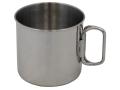 Stålmugg med fällbara handtag muggar och fältflaskor