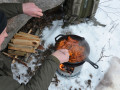 Stor Wood stove stormkök