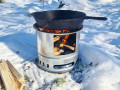 Stor Wood stove stormkök