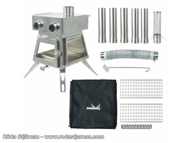 Winnerwell Marsfire External Air vedkamin för tält tältkaminer
