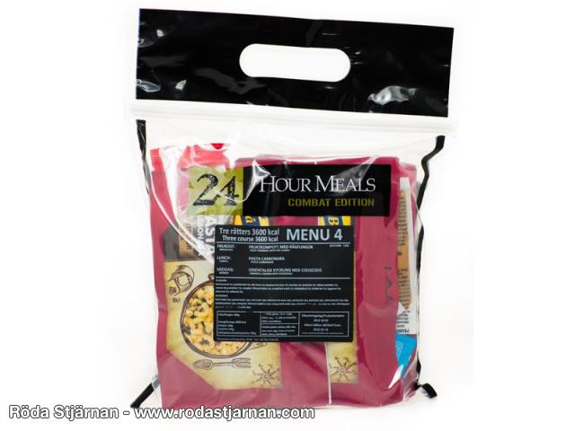 24h Døgnrasjon 3R Frysetørket Meny 4 turmat